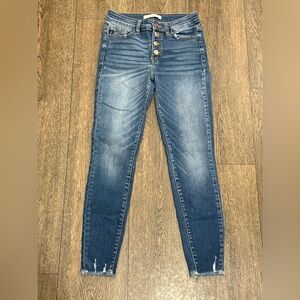 KanCan Dark Blue High Rise Jeans